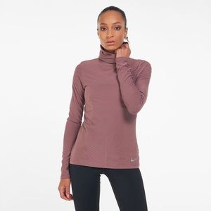 Nike Element Bala running hoodie with built-in balaclava and ponytail cutout